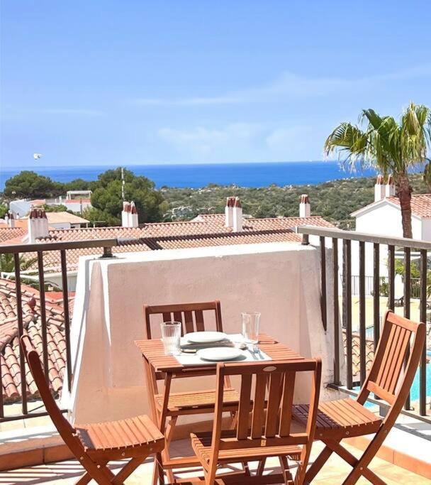 Cala En Porter  Atico Con Vistas Al Mar Cala Enporter מראה חיצוני תמונה
